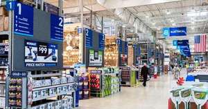 Étagère murale en fil métallique robuste de type L, simple face, 5 niveaux, 68L x 200H x 40P, pour supermarché - Product Image 4