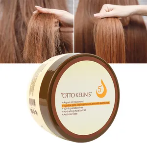 Óleo de argan para tratamento capilar, máscara de colágeno hidratante orgânica para cuidados com o cabelo