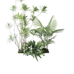 Combinaison de plantes artificielles Greenway, 160 cm de haut, décoration intérieure, verdure tropicale, séparateur, jardinière - Product Image 3