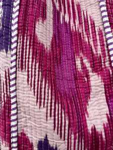 Bolso de Mano Acolchado de Algodón con Estampado Indio Artesanal, Bolso de Hombro para Viajes y Compras - Product Image 5