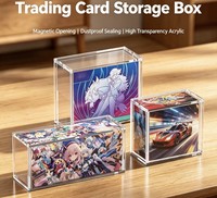 Boîte de protection personnalisée en acrylique pour booster ETB, boîte de présentation magnétique en acrylique pour cartes Pokémon