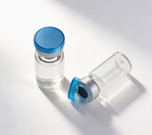 Viales de Vidrio Liofilizado Transparentes de 3ml, 5ml y 10ml, Tapas de Aluminio con Cierre Azul, Embalaje Personalizado con Bandeja Interior, Venta al Por Mayor - Product Image 1