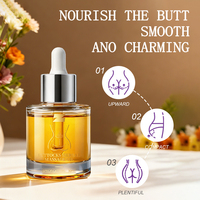 Huile Essentielle de Beauté à Base de Plantes Douces pour l'Amélioration des Hanches, le Gros Fessier, le Massage, le Lifting, le Raffermissement et l'Agrandissement, Marque Privée OEM