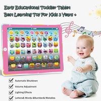 Tablette éducative pour enfants, tablette pour tout-petits avec chansons ABC, musique, nombres, jouet électronique interactif