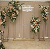Arco DE BODA Etapa Truss Arco negro Decoración Accesorios de fiesta Arcos cuadrados Soporte Pantallas Soporte de flores