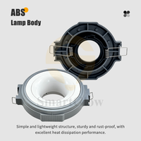 Plafonnier LED en tissu PVC extensible à prix d'usine, luminaire encastré en plastique ABS, boîtier de lampe LED GU10 Gx53