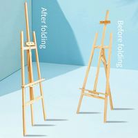 Professioneller Kiefernholz-Stativ-Malständer, verstellbar 70cm 90cm 120cm 150cm 175cm für Kunstunterricht für Schüler