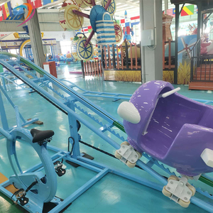 Kinder-Tret-Achterbahn Freizeitpark-Fahrgeschäfte Ausrüstung <span class=keywords><strong>Mini</strong></span>-Shuttle-Achterbahn zum Verkauf - Product Image 5