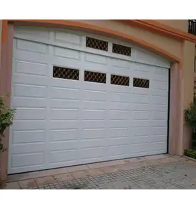 Электрическая дверь с роликовым затвором, безопасная автоматическая складная дверь для гаража, высококачественная внутренняя алюминиевая двухскладная дверь для дома