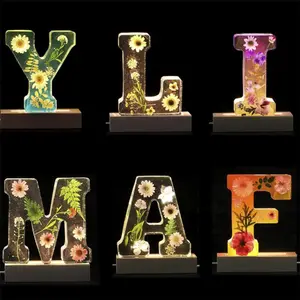 P0724 Diy Sieraden Hars Enkele Alfabet Letters Silico Mal 26 Big Size Letter Mal Groot Alfabet Siliconen Voor Huisdecoratie