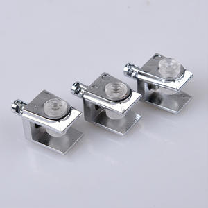 Supports d'étagère en verre en alliage, supports mobiles pour armoire, cloison de meuble, clips de fixation, accessoires de quincaillerie - Product Image 1