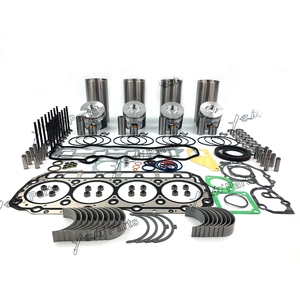 Kit de révision moteur 4TNV98 avec joint de cylindre, jeu de segments de piston, jeu de chemises de cylindre, jeu de roulements et jeu de soupapes pour Yanmar - Product Image 1
