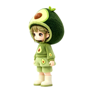 ตุ๊กตาฟิกเกอร์ขยับได้แบบสั่งทำพิเศษจาก PVC และ ABS รูปทรงอะโวคาโด สาวน่ารัก ของสะสม พร้อมบรรจุภัณฑ์แบรนด์ตามสั่ง - Product Image 2