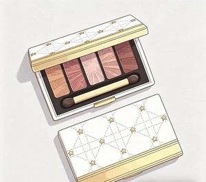 Nouveau produit de luxe très demandé - Palette d'ombres à paupières éblouissante et rêveuse à cinq couleurs haute visibilité pour ensemble de cosmétiques féminins - Product Image 4