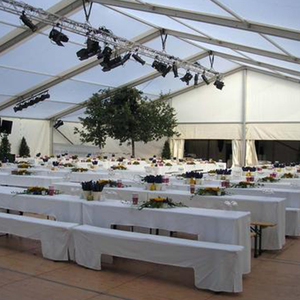 Tente de réception en aluminium 6061 en forme de A pour exposition, imperméable, pour fêtes et mariages en extérieur - Utilisation toutes saisons, marque Damin - Product Image 2