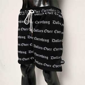 Pantalones cortos deportivos de algodón para hombre a la moda de alta calidad retro de cintura media elástica de peso pesado de algodón teñido lavado personalizado al por mayor - Product Image 5