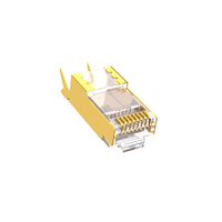 Prise RJ45 Cat6 Cat5 Rg45 en métal 8 broches Ethernet connecteur Rj45 Cat6A CAT5 connecteur de réseau de prise modulaire pour câble Cat5e Cat6
