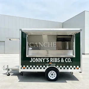 Carrito de Venta Móvil Comercial para Pizza, Tacos, Helados y Postres, Remolque de Comida Rápida en Venta - Product Image 1