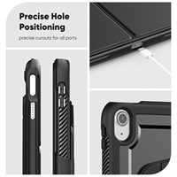 Casing Kulit PU Magnetik dengan Penyangga Putar 360 Derajat yang Dapat Disesuaikan untuk Apple iPad 10th 10.9 Inch dan iPad 11 A16 2025