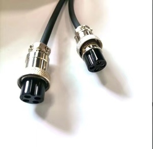 G12 G16 G20 connecteur aviation câble spiralé spiralé spiraalkabe ressort rétractable bouclé <span class=keywords><strong>rallonge</strong></span> <span class=keywords><strong>télescopique</strong></span> cordon d'alimentation - Product Image 2