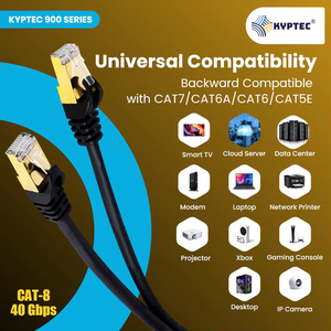 Cable Ethernet Industrial GigE CAT 8 con Conectores RJ-45 para una Red de Alta Velocidad Estable en Entornos Difíciles - Product Image 2