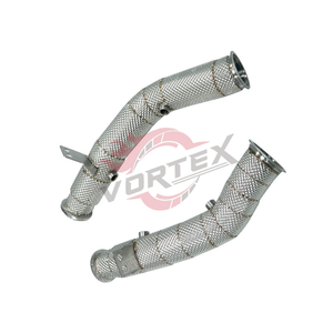 Tubo de Escape Vortex de Acero Inoxidable 304 con Eliminación de OPF y Protector Térmico para Mercedes-Benz C43 C450 W205 2015-2021, Ajuste Directo - Product Image 5