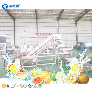 Machine complète de nettoyage de bulles <span class=keywords><strong>d</strong></span>'<span class=keywords><strong>air</strong></span> entièrement automatique machine de lavage et de séchage de fruits et légumes ligne de remplissage de fabrication de jus - Product Image 1