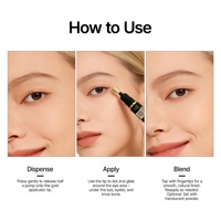 Correcteur pour le contour des yeux SPF 41, protection UVA/UVB, cernes, ridules et poches, crème hydratante anti-âge colorée pour les yeux