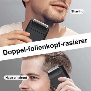 <b>Head</b> Shaver for Bald Men High Speed Men Foil Shaver <b>Razor</b> Wet and Dry Double-use Waterproof Electric Shaver <b>Razor</b> Beard Trimmer - Product Image 6