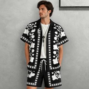 Ensemble de pyjama personnalisé pour homme en Tencel Modal, pyjama rafraîchissant en bambou, vêtements de détente pour homme avec poches, pyjama en bambou pour homme - Product Image 1
