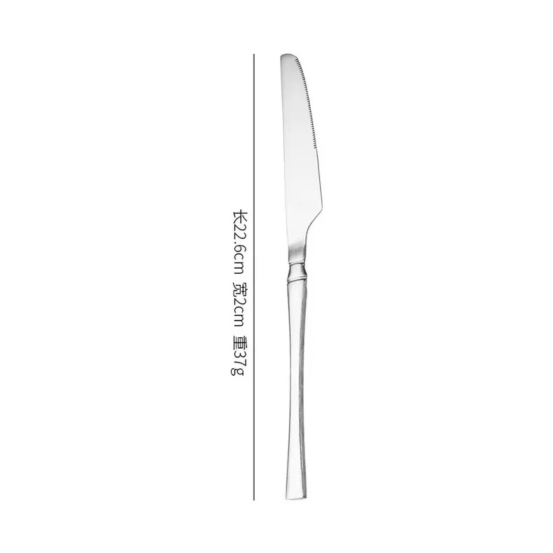Couteau à manger en argent