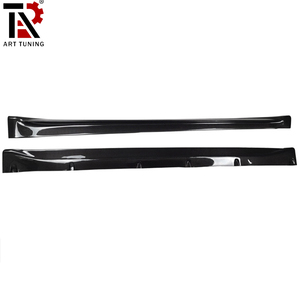 Cho Tesla mô hình y sợi carbon bên váy, ct phong cách ướt carbon bên bước Rocker Bảng điều chỉnh bao gồm - Product Image 4