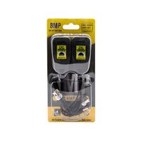Convertidor de Video Balun de 8MP, Transceptor RJ45 de Par Trenzado para Sistemas CCTV Analógicos AHD/CVI/TVI, Carcasa de ABS con Entrada de Doble Alimentación