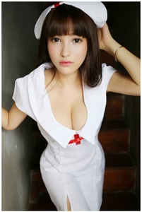 Babydoll Sexy, Costume da Infermiera Giapponese, Lingerie Sexy per Donne Mature Giapponesi, Abito per Giochi di Coppia - Product Image 2