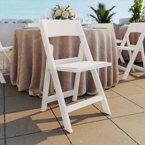 Outdoor Lightweight Rental Party Foldable <b>Chairs</b> White Plastic Wedding Resin Folding <b>Chair</b> for Event - Product Image 5
