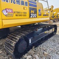Excavatrice Komatsu PC200 d'occasion, modèle 2020, 2000 heures, bon état de fonctionnement, excavatrice sur chenilles à vendre