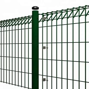 Clôture BRC galvanisée à chaud avec revêtement en poudre, revêtement en PVC vert, clôture à bord roulé pour la défense des bâtiments - Product Image 4