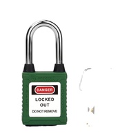 Cadenas de sécurité industriel anti-poussière 38 mm avec clé maîtresse et anse en acier pour verrouillage d'équipement - BD-G04DP