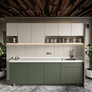 Cao cấp thép không gỉ bếp đảo chìm chống vân tay lớp phủ hiện đại backsplash Ngăn kéo trượt cho nhà ăn nhà hàng - Product Image 4