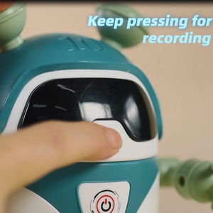 Nouveau jouet robot intelligent à commande vocale pour enfants, dialogue intelligent, jouet robot musical interactif de danse avec mode d'enregistrement et de répétition - Product Image 5
