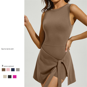 Vestido de Pickleball para Mujer al por Mayor con Logotipo Personalizado, Etiqueta Privada OEM, Transpirable, Cintura Elástica, Ajuste Delgado, Poliéster y Spandex, Deportivo - Product Image 2