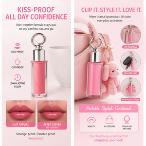 Brillo Labial Personalizado con Logo, Tinte Labial Acuoso y Luminoso, No Pegajoso, Resistente a las Manchas, Larga Duración, Hidratante, Marca Privada - Product Image 4