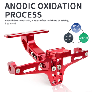 <span class=keywords><strong>CNC</strong></span> máy bay đuôi giá linh hoạt giấy phép tấm khung khung cho MT07 MT10 xe máy sửa đổi tấm phía sau chủ phổ - Product Image 4