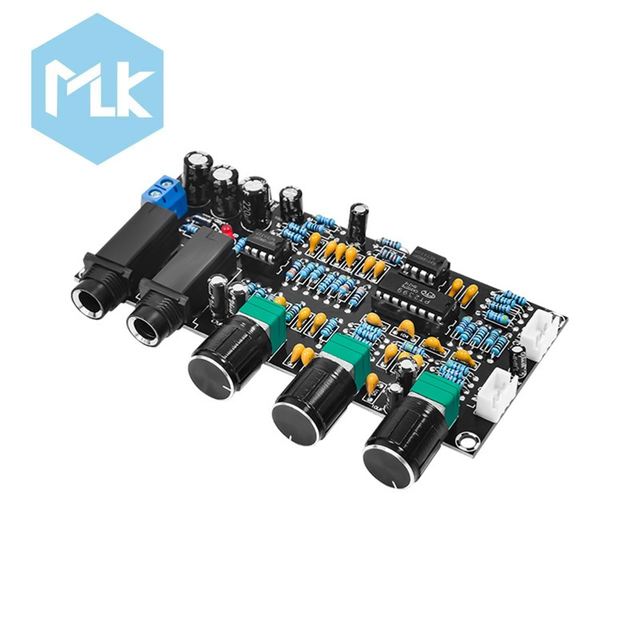 MLK XH-M273 Karaoke Board Mixing Board Microphone Amplifier Karaoke Singing Amplifier 12-24V
