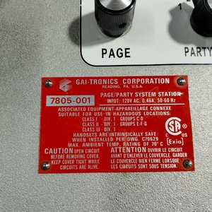 GAI-TRONICS Original 7805-001 ชุดหูฟังกันระเบิด ของแท้ ใหม่ในสต็อก ชิ้นส่วนอิเล็กทรอนิกส์ ราคาต่อรองได้ - Product Image 2