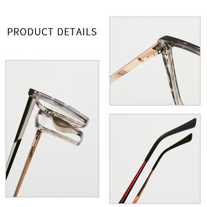 Montures de lunettes carrées Tr87161 53 18 140, monture complète, protection anti-lumière bleue, lunettes unisexes - Product Image 3