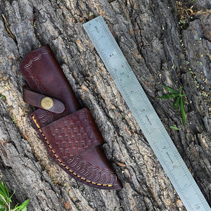 Custom OEM Leather Knife Sheath-Durable Outdoor Tool Bag with Adjustable Strap Waterproof & Eco-friendly Handcrafted Design - Product Image 3