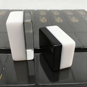 Tuiles de Mahjong en Acrylique <span class=keywords><strong>Dragon</strong></span> Chinois Personnalisées, Jeu de Voyage Portable pour Adultes, Cadeau pour les Joueurs Américains, Singapourais et Malaisiens - Product Image 4