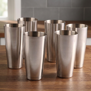 Acier inoxydable poli écologique pour la conception ergonomique en verre de Boston certifié pour les accessoires de bar de barman professionnels - Product Image 4
