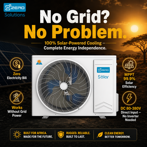 ZERO Solar Hybrid Heat Pump 9K-24K BTU R32 MPPT Wall Mounted <b>Split</b> <b>AC</b> Heating Cooling Factory Supply Solar Direct-Drive MPPT Tec - Product Image 1